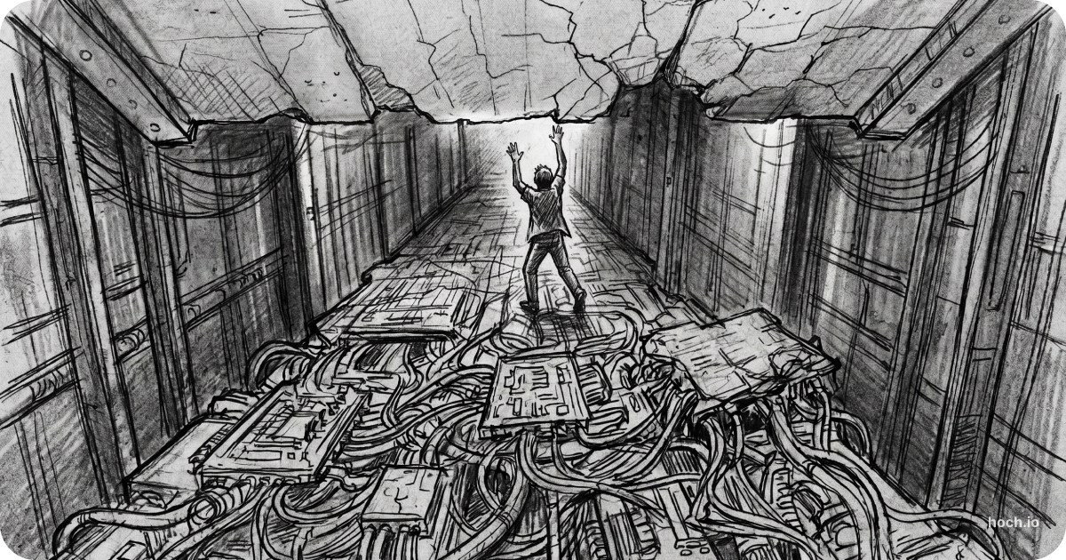 바닥과 천장의 사이에서